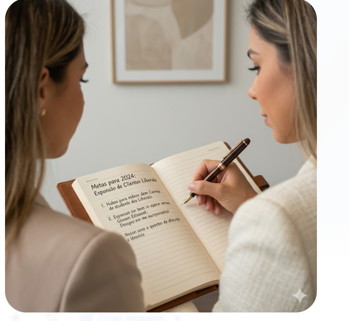 Mentoria individual para mulheres empreendedoras focada em negócios e estratégia